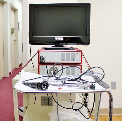 Hysteroscopy Endoscopy, Camera Kit, Light Source, Multi-Port, 19&#034; Monitor &amp; More