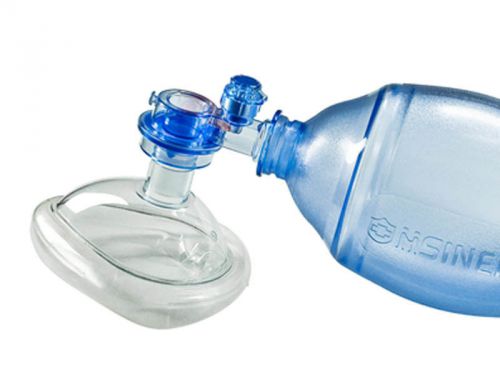 New resuscitator 1500ml manual ambu bag respiration cpr first aid kit - ce mark for sale