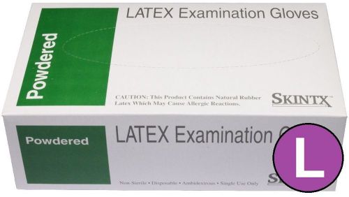 Latex examination gloves lightly powdered large 1000 count for sale