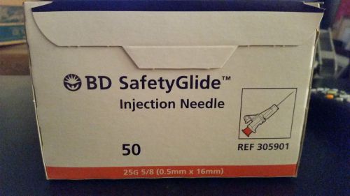 NEW BD ECLIPSE INJECTION NEEDLES 25G 5/8 (0.5mm x 16mm)  305901  (1 Box of 50))