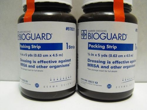 DERMA SCIENCE BIOGUARD PACKING STRIP PART 97831  QUANTITY 12 NEW IN BOTTLE 2016-