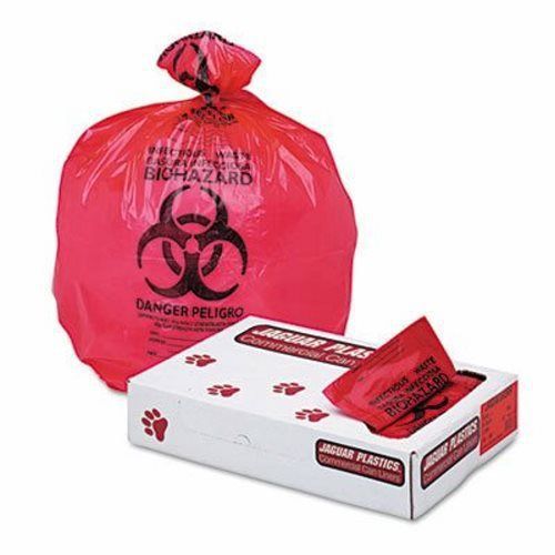 Health Care &#034;Biohazard&#034; Liners, 1.3mil, 33 x 39, Red, 150/CT (JAGIW3339R)