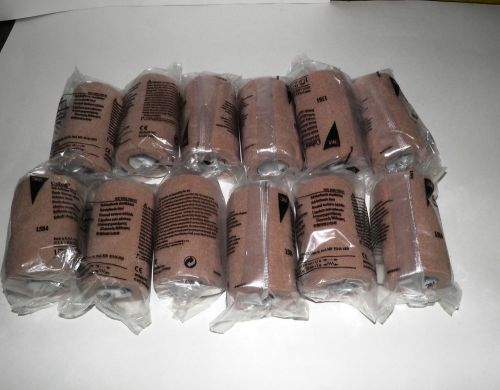 3m coban f self-adherent 3&#034; x 5 yd tan wraps lot of 12 rolls for sale