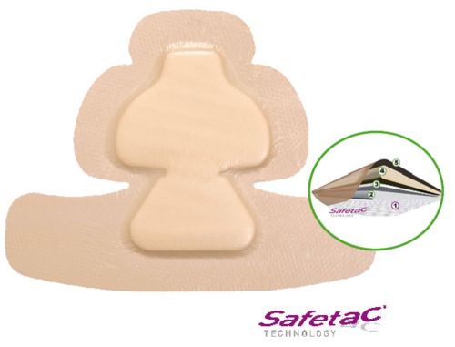 Mepilex border heel foam wound dressing (box of 5), # 283250 for sale
