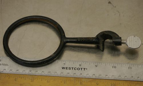 Fisher 4&#034; cast iron ring support GOOD Fisherbrand