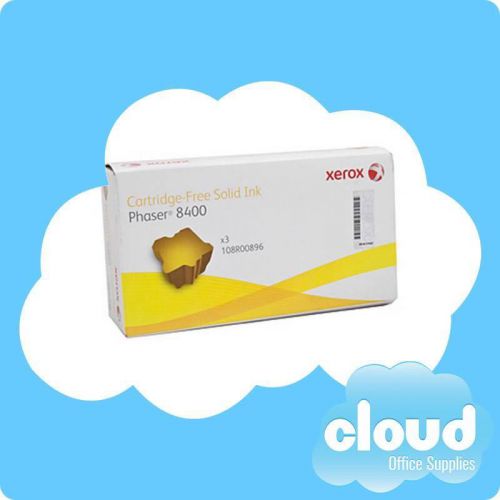 Fuji Xerox FX Phaser 108R00896 Yell Ink ave 3400 Pages per 3pk Yellow