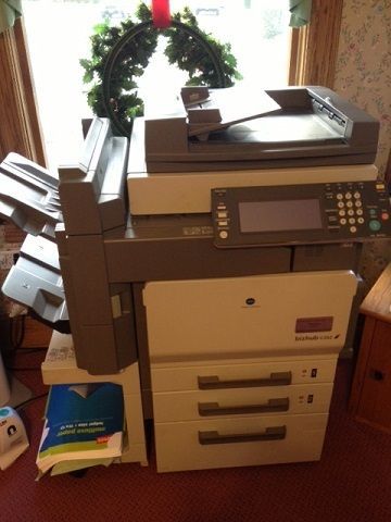 Konica minolta bizhub c252 color laser printer copier scanner fax for sale