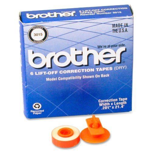 SP Richards BRT3015 Brother International Corp Lift Off Correction Tape, Yields