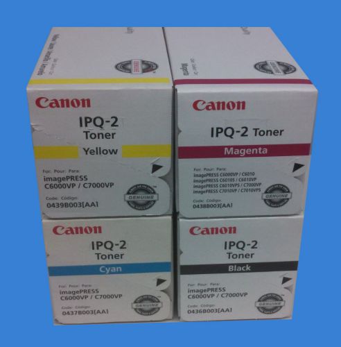 Canon Genuine IPQ-2 CMYK Toner for c6000 - C7000 series Brand New
