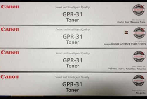 GENUINE SEALED CANON GPR-31 TONER - ANY ONE COLOR