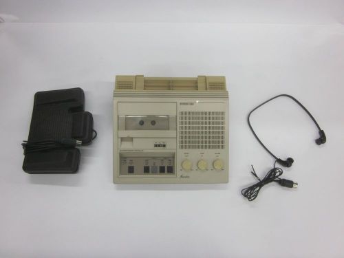 NORELCO System 500 Mini Cassette Transcribing System - No Power Cord