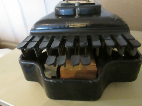 Antique stenography machine 1911-1913 stenotype model 3 for sale