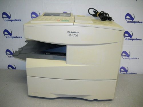 Sharp fo-4700 plain paper laser fax machine / copier for sale
