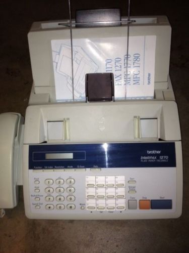 Brother Intellifax 1270 Plain Paper Fax ink included