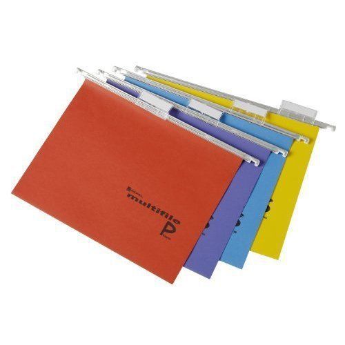 Rexel Multifile Plus Suspension Files A4 Assorted Colours (20 Pack)