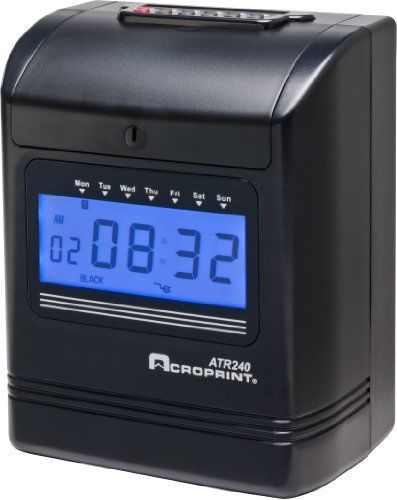 Acroprint 2-color print top-loading punch clock - card punch/stamp (010270001) for sale
