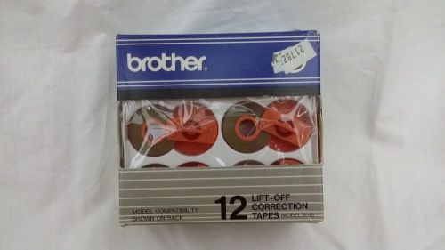 12 BROTHER 3010 LIFT-OFF CORRECTION TAPES 3010 QTY-12 Genuine 3030-In Box Sealed