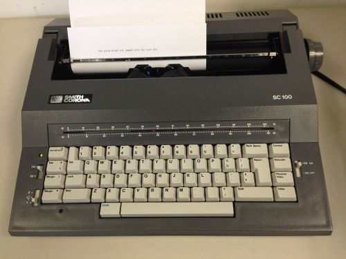 Smith Corona SC 100 Typewriter