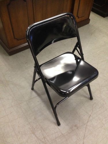Heavy duty metal folding chair by national public seating model 210 for sale