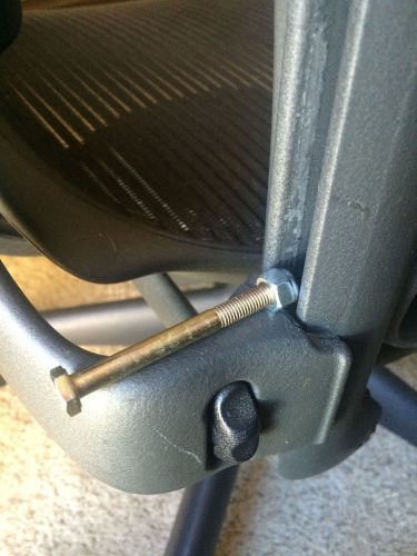 Herman miller aeron chair arm bolt (re-attach left or right arm rest - diy) for sale
