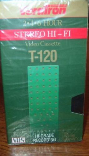 NIP 10 VeraTron VHS BLANK TAPES--STEREO HI-FI--NICE