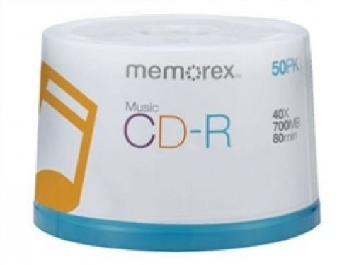 600 Memorex 40X Digital Audio Music CD-R 80min 700MB (Logo on Top)