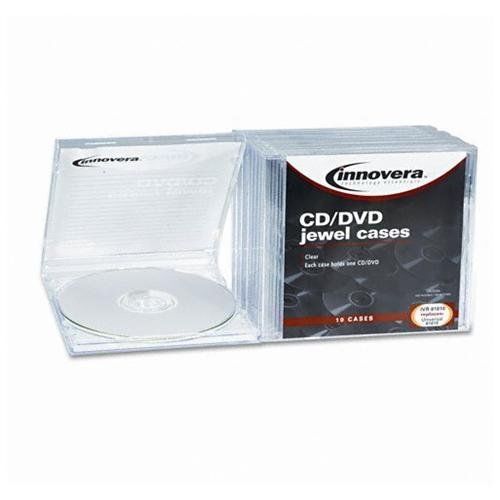 Innovera Cd/dvd Standard Jewel Case - Jewel Caseplastic - Clear - 1 (81810)