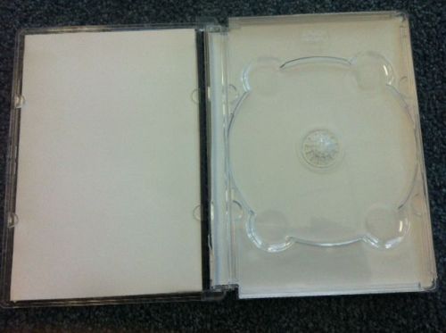 50 New High Quality Super DVD Case, Super Jewel Box King Clear,SF11-ST