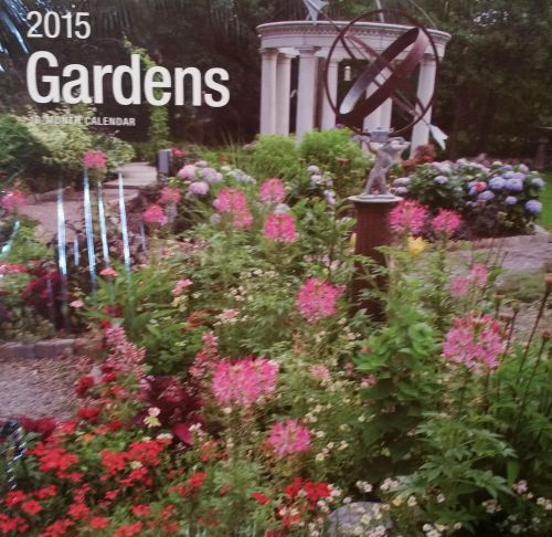 18-Month 2015 GARDENS 12x12 Wall Calendar NEW Scenic Outdoor Nature Flowers