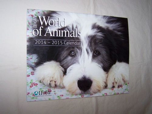 International Fund for Animal Welfare 2015 Wall Calendar; Free Ship