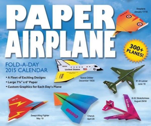2015 fold a day paper airplanes calendar for sale
