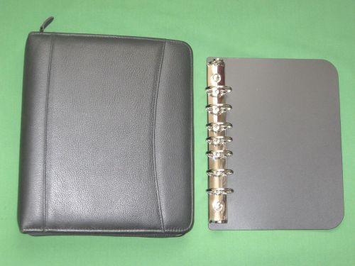 Classic 1.25&#034; removable rings leather franklin covey planner organizer binder 18 for sale