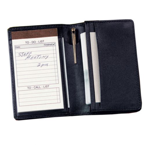 Royce leather deluxe note jotter organizer - blue for sale