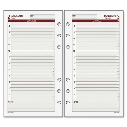 2015 Day Runner Express Planning Page - Daily - 3.75&#034; x 6.75&#034; - 1 Year