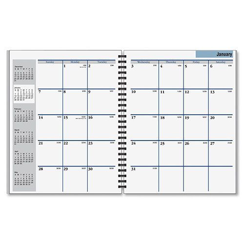 At-A-Glance Refill for AAG-G547-00, Unruled, 1 Month/Spread, 6-7/8x8-3/4