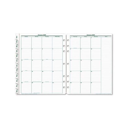Franklin covey original dated monthly planner refill 8.5 x 11 for sale