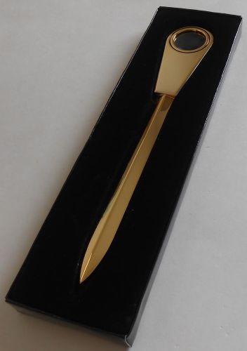 Genuine Brass Letter Opener with Magnifier