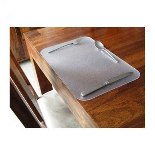 Pack of 4 - desktex anti-slip polycarbonate place mats rectangular shaped new for sale