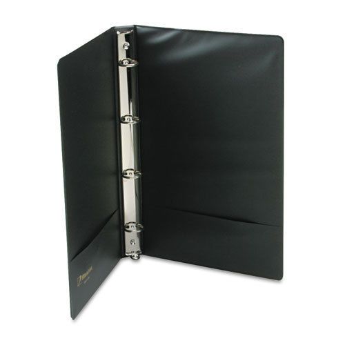 Legal size 4-ring binder, 14 x 8-1/2, 1&#034; capacity, black for sale