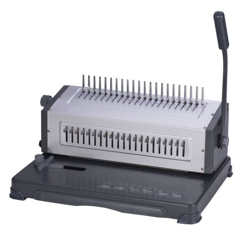 Heavy duty metal based cerlox comb binding machine,25/580,remove pins,free combs for sale