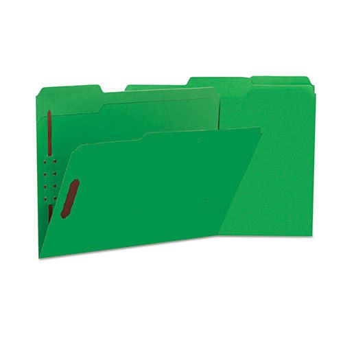 Manila folders, 2 fasteners, 1/3 tab, letter, green, 50/bx for sale