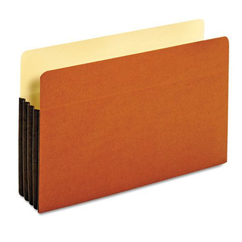 Drop front expanding file pocket, top tab, 3 1/2 inch, legal, brown, 10/box for sale