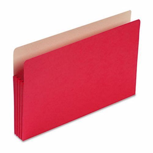 Smead 3 1/2&#034; Expansion Colored File Pocket, Straight Tab, Legal, Red (SMD74231)