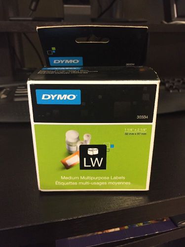 Dymo 30334 LabelWriter LW Multipurpose Labels  2-1/4&#034;x1-1/4&#034; New