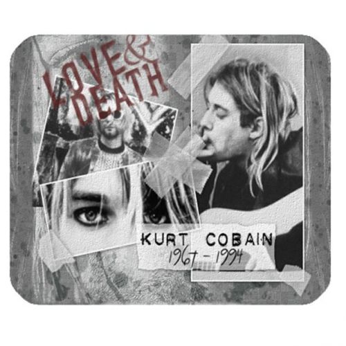 New Kurt Cobain Custom Mouse Pad Anti Slip Great for Gift