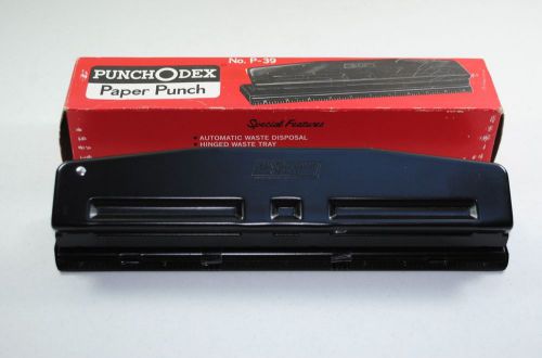 Rolodex punchodex paper punch no. p-39 in original box for sale