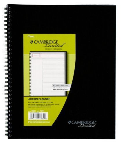 Business Planner Notebook Journal Workbook Scheduler Agenda Office Project To Do