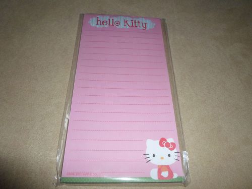 8&#034; x 4&#034; sanrio hello kitty 60 sheet magnetic list pad,  ages 4+, new in package! for sale