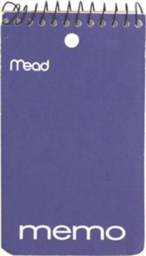 Mead Memo Book Mead Spiral End 3&#039;&#039; x 5&#039;&#039; 60 Sheets