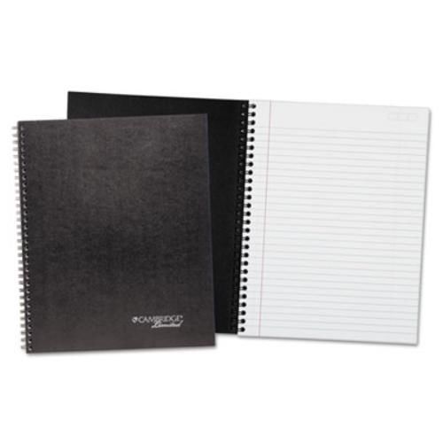 Mead 06343 Wirebound Business Notebook, 8 7/8 X 11, Black Cover, 80 Sheets
